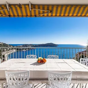 Apartment Sur Mer:appartement-villa, Vue Mer, Jardin, Parking. Villefranche-sur-Mer